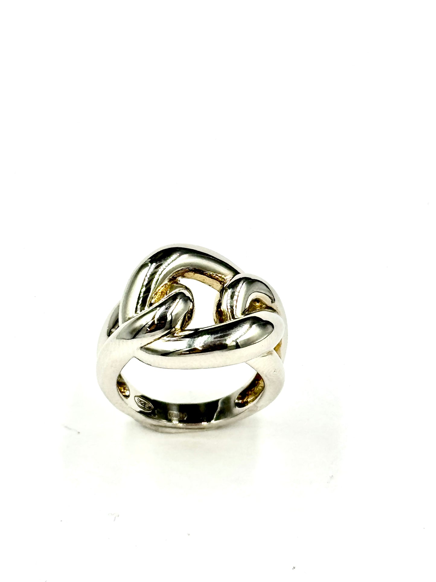 Anello d'argento "Nodo dell'Eternità"