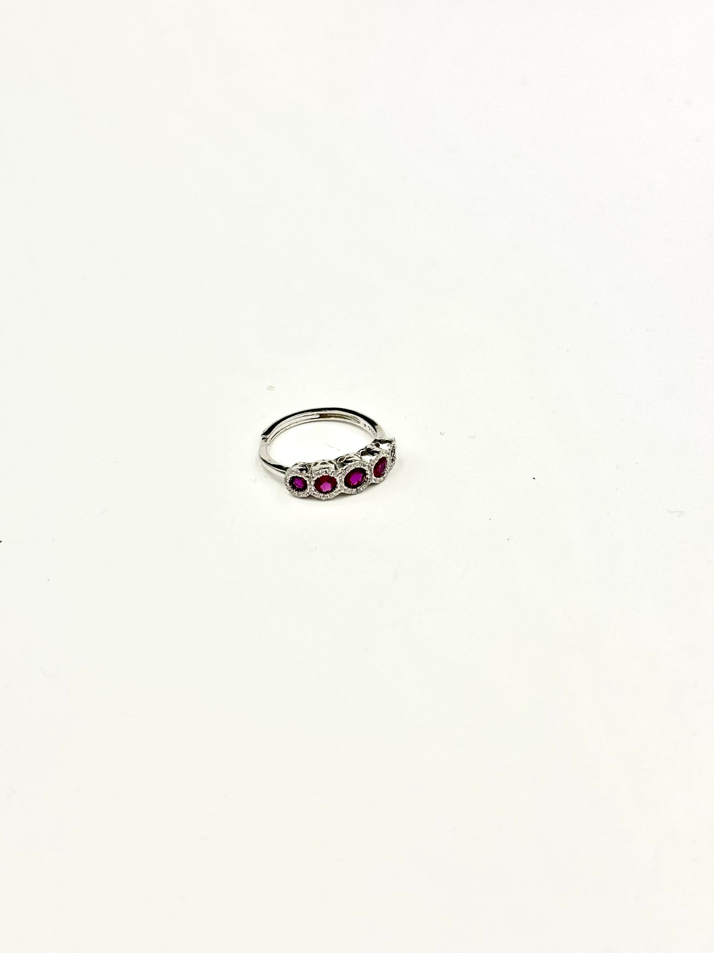 Anello d'argento "Quintessenza viola"