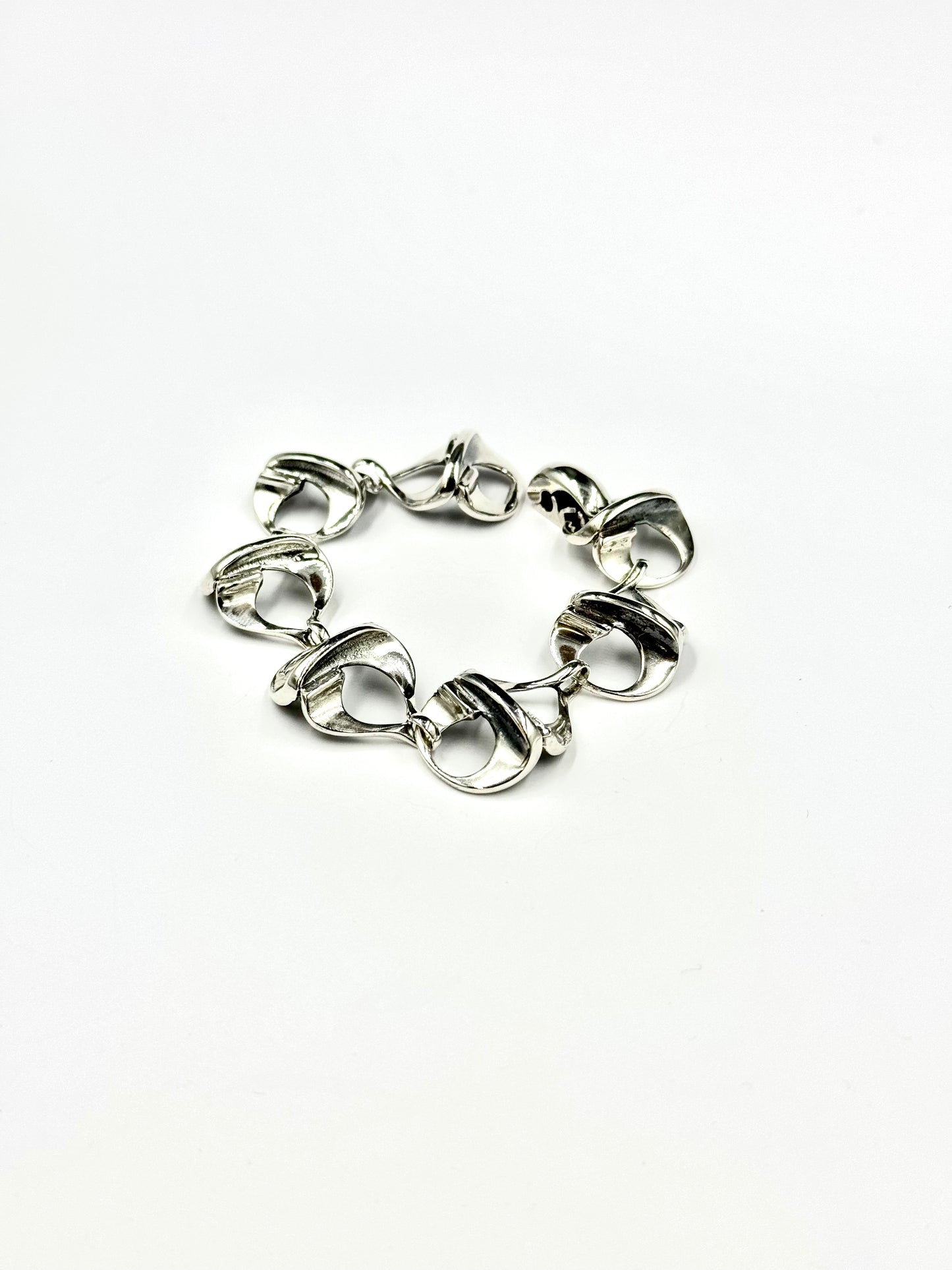 Bracciale d'argento "Corallino Argenteo"