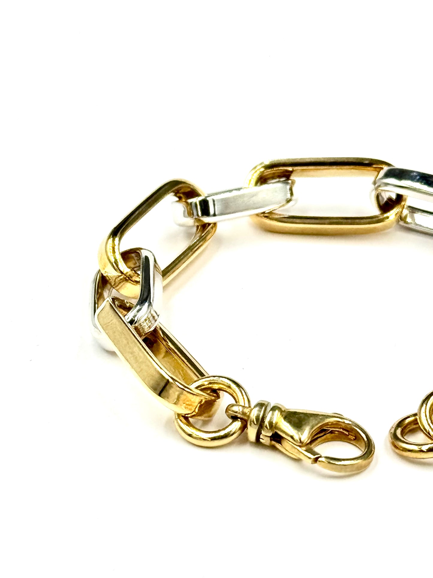 Bracciale d'argento d'orato "Lumina Dorata"