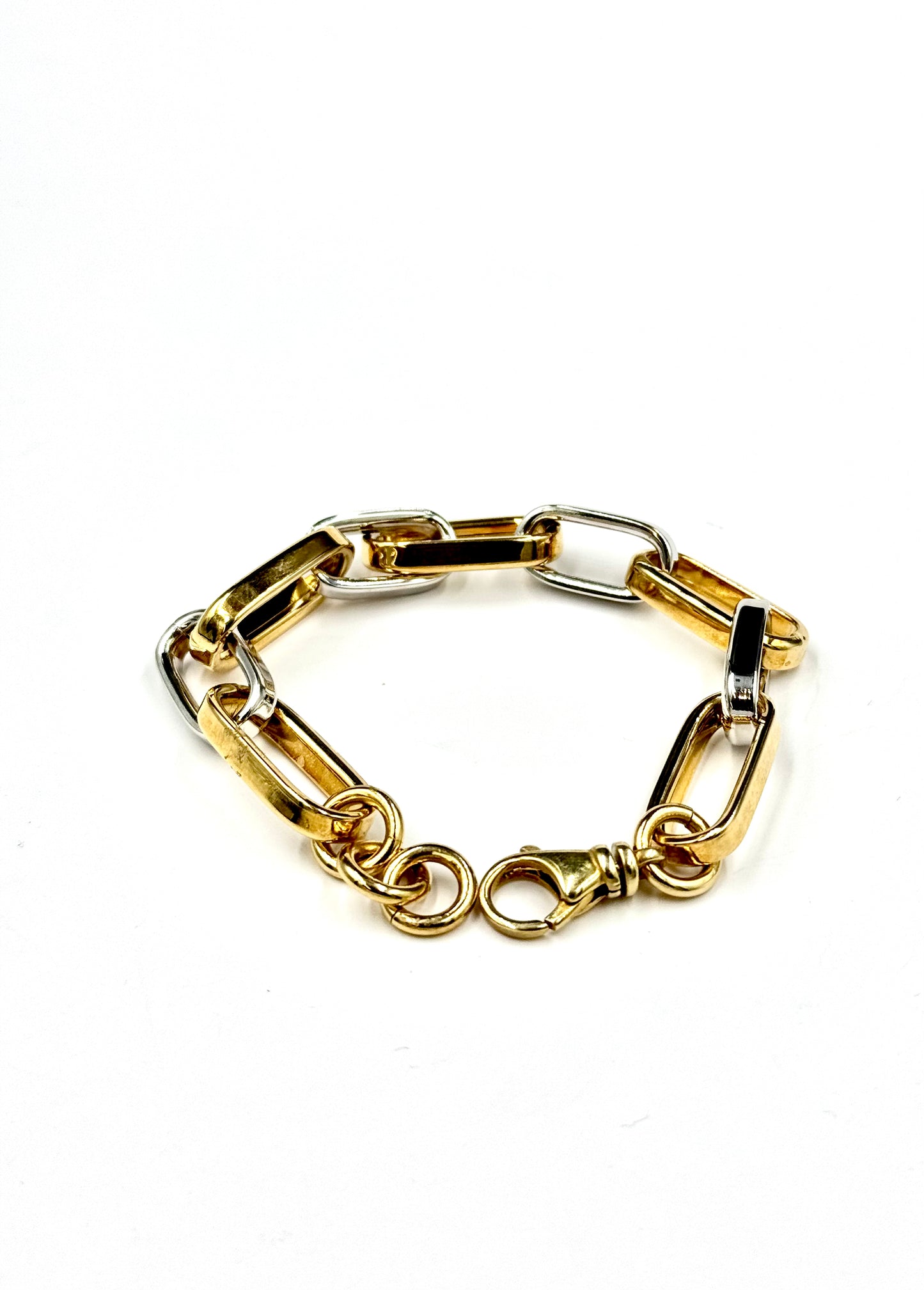 Bracciale d'argento d'orato "Lumina Dorata"