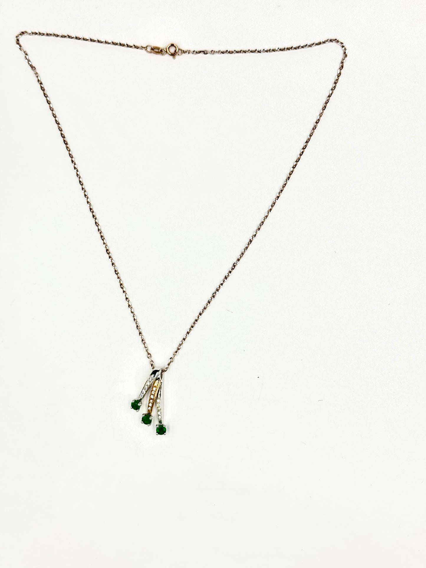 Collana d'oro rosa "Rami di Oz"