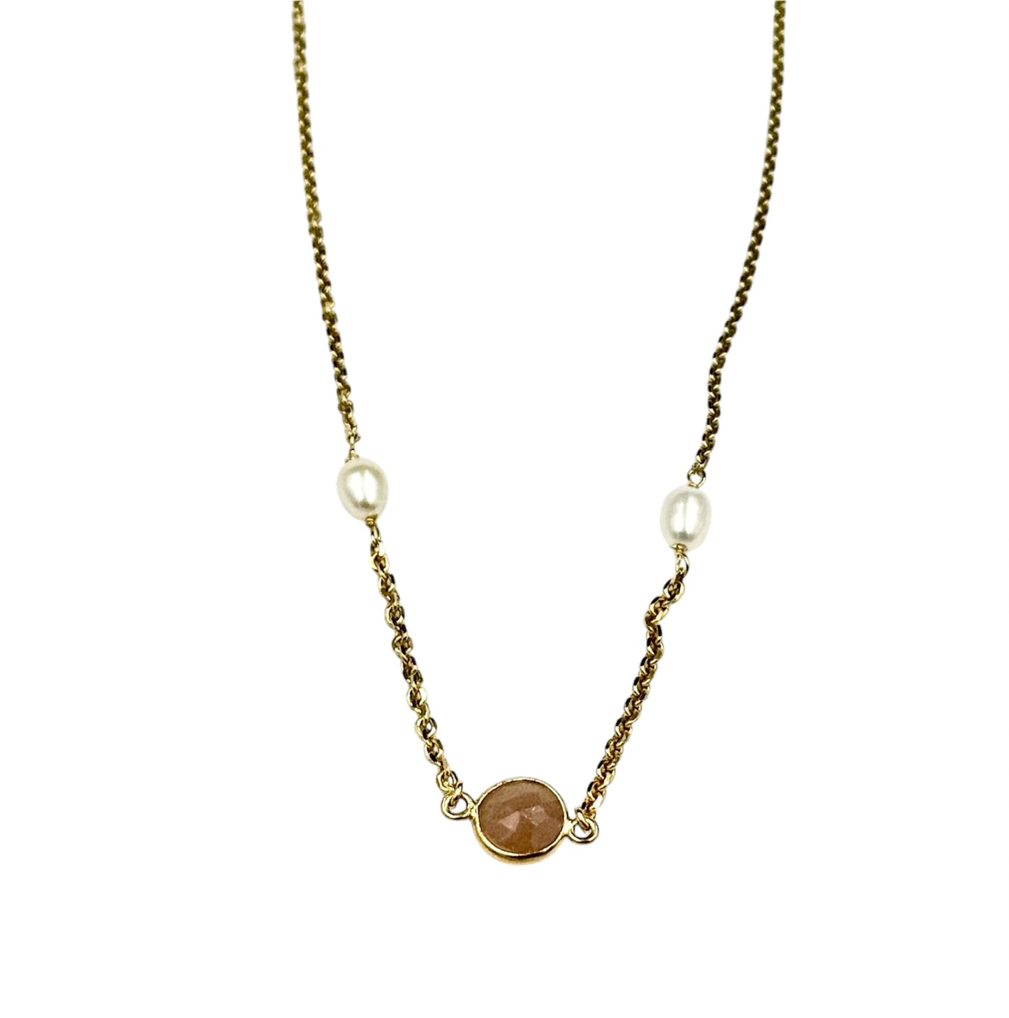 Collana in argento d’orato “Primavera Rosata"