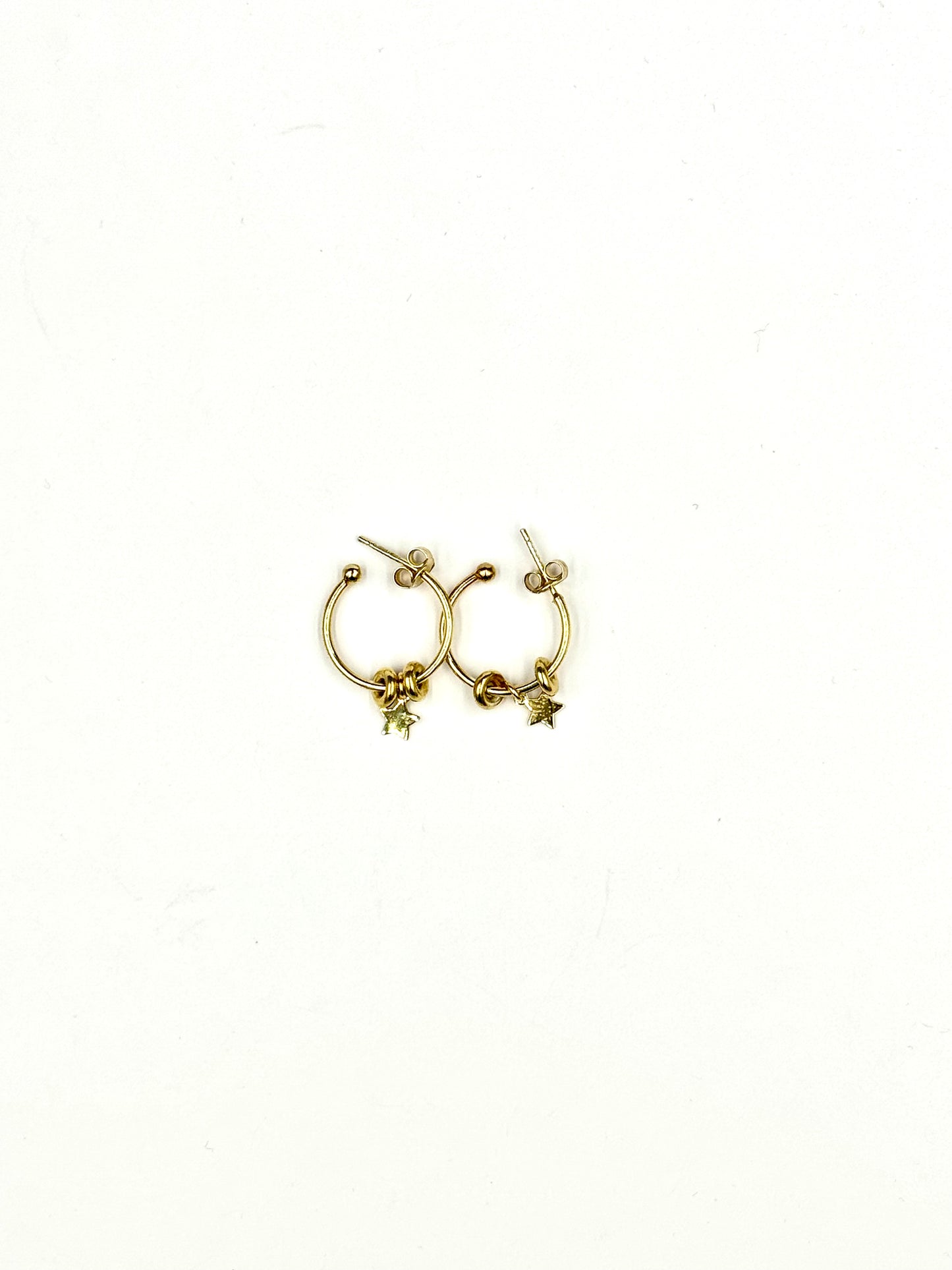 Orecchini d'argento d'orato "Stellina Gold"