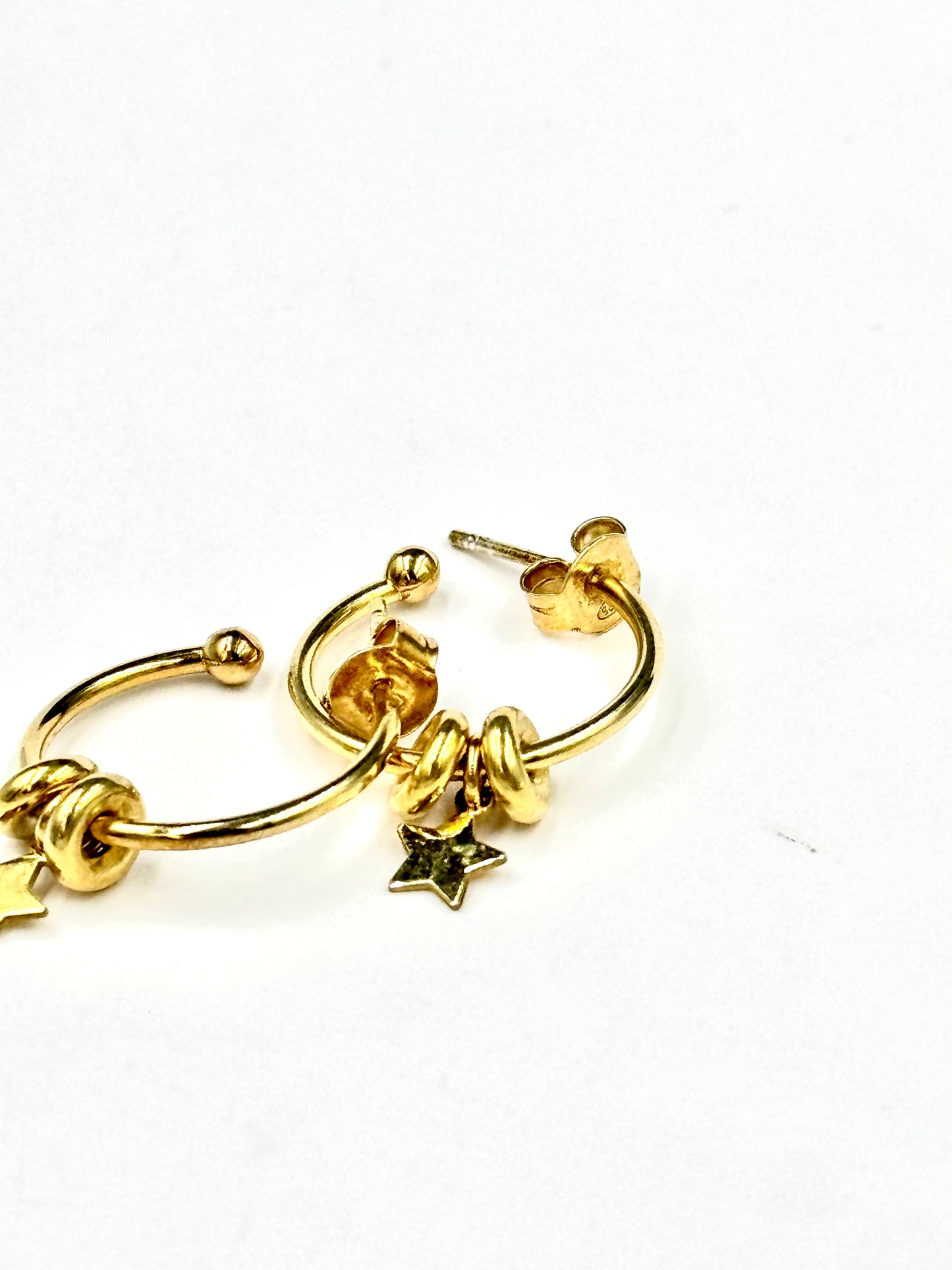 Orecchini d'argento d'orato "Stellina Gold"
