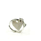 Anello d'argento "Due di Cuori"