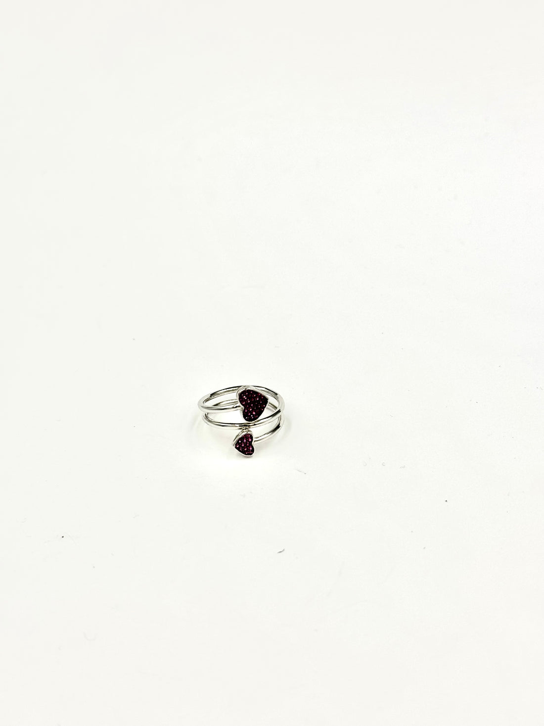 Anello d'argento "Duo violetto"