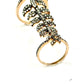Anello d'argento rosé "Rampicante di Zirconi"