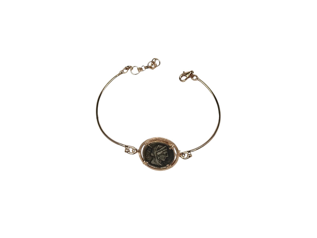 Bracciale Michelangelo in argento con moneta "Venere"