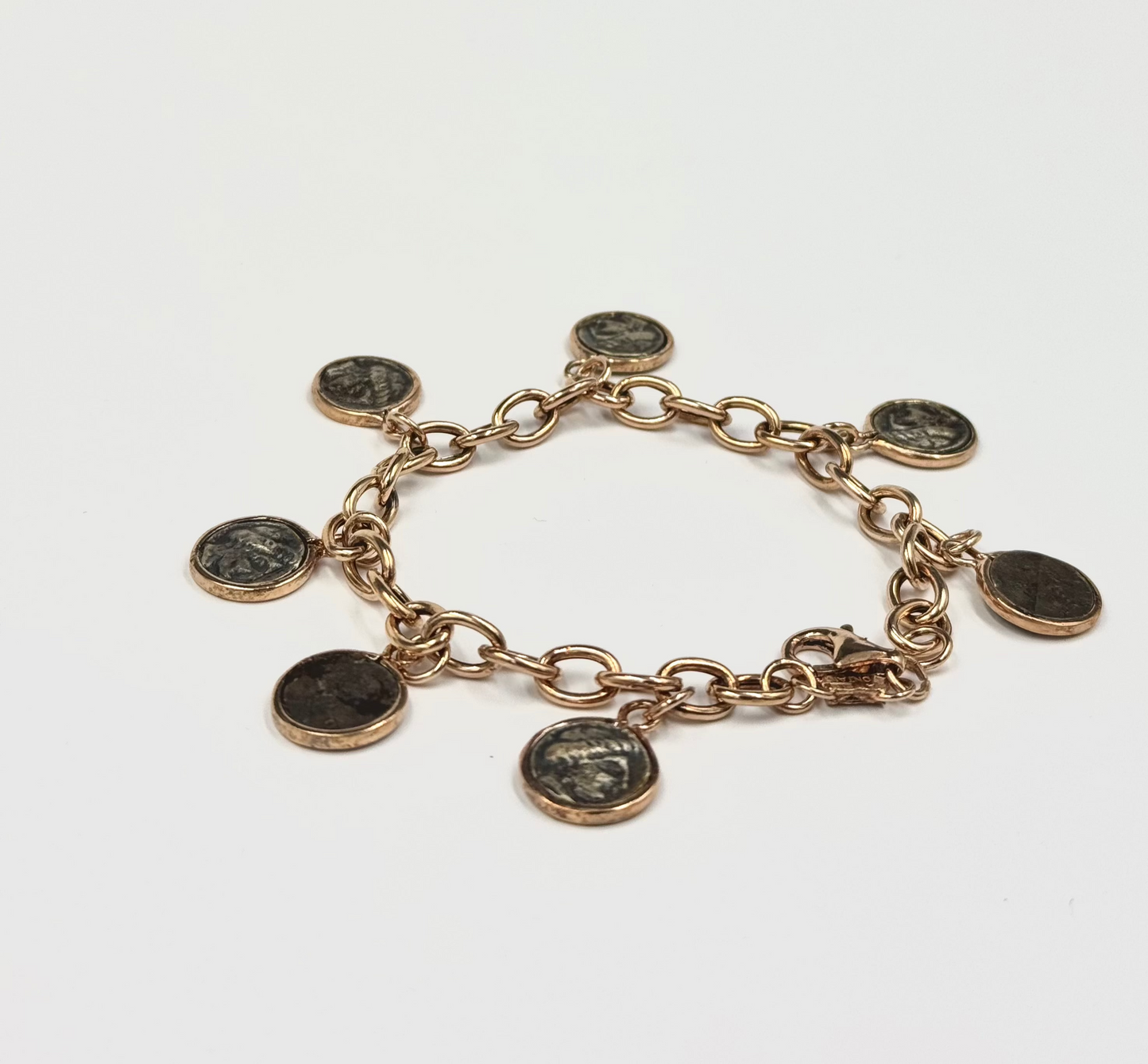 Bracciale Michelangelo in argento con monete "Venere"