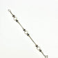 Bracciale d'argento "Catenina Marina Cobalto"