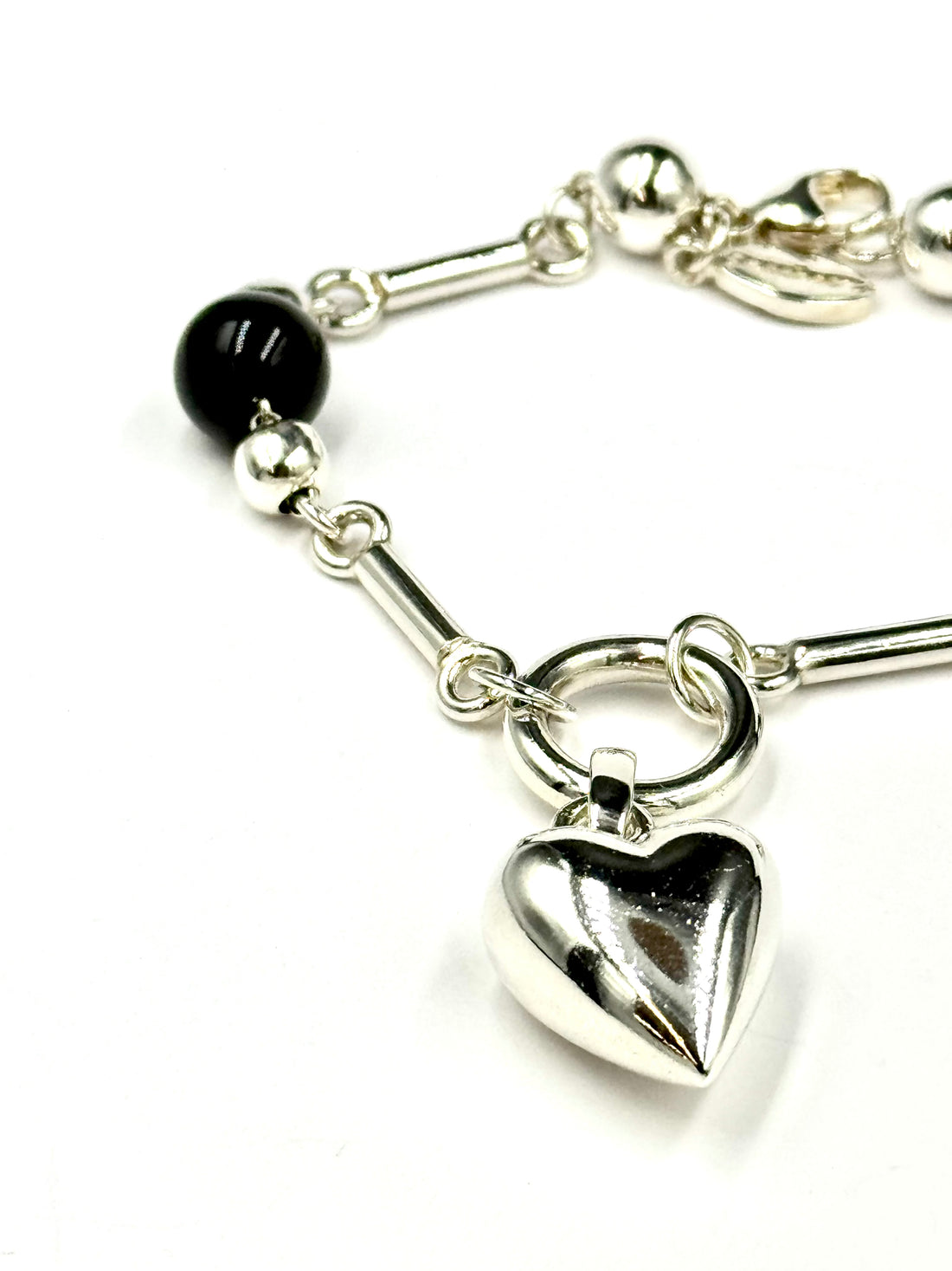 Bracciale d'argento "Cuore Celestiale"