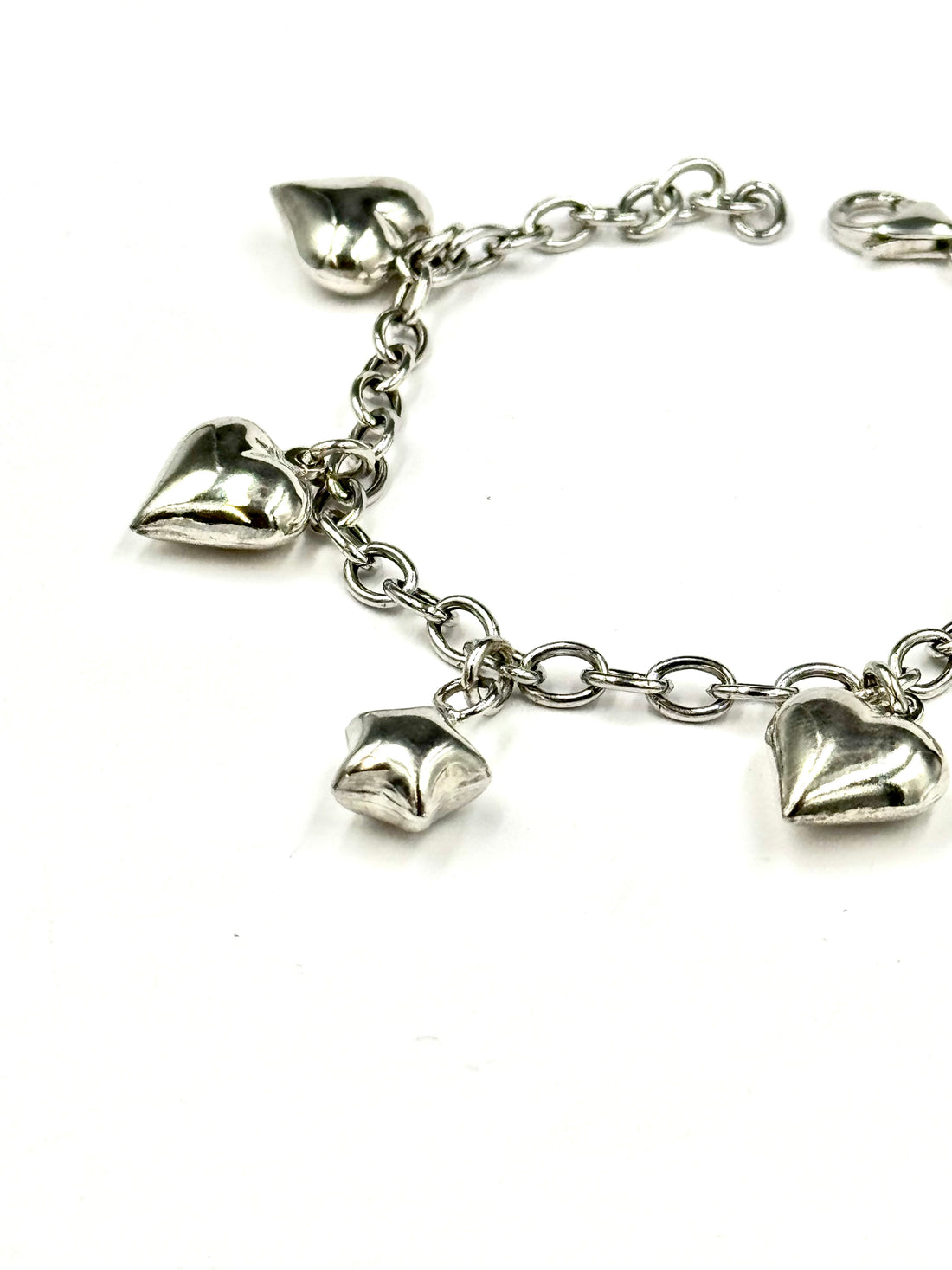 Bracciale d'argento "Cuori e Stelle"