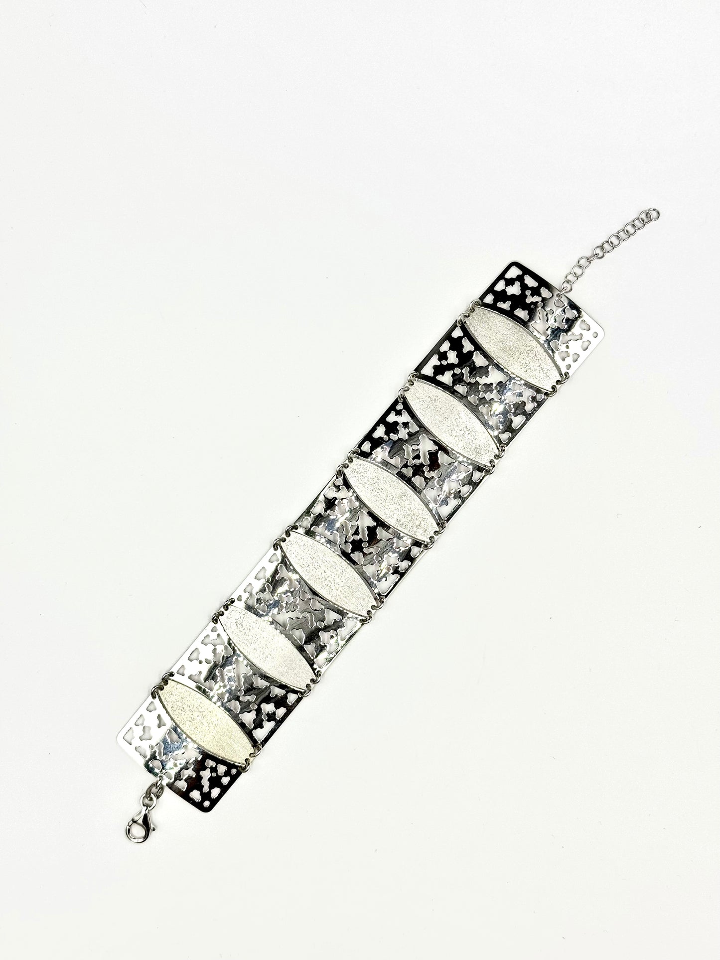 Bracciale d'argento "Oasi di Geometrie"