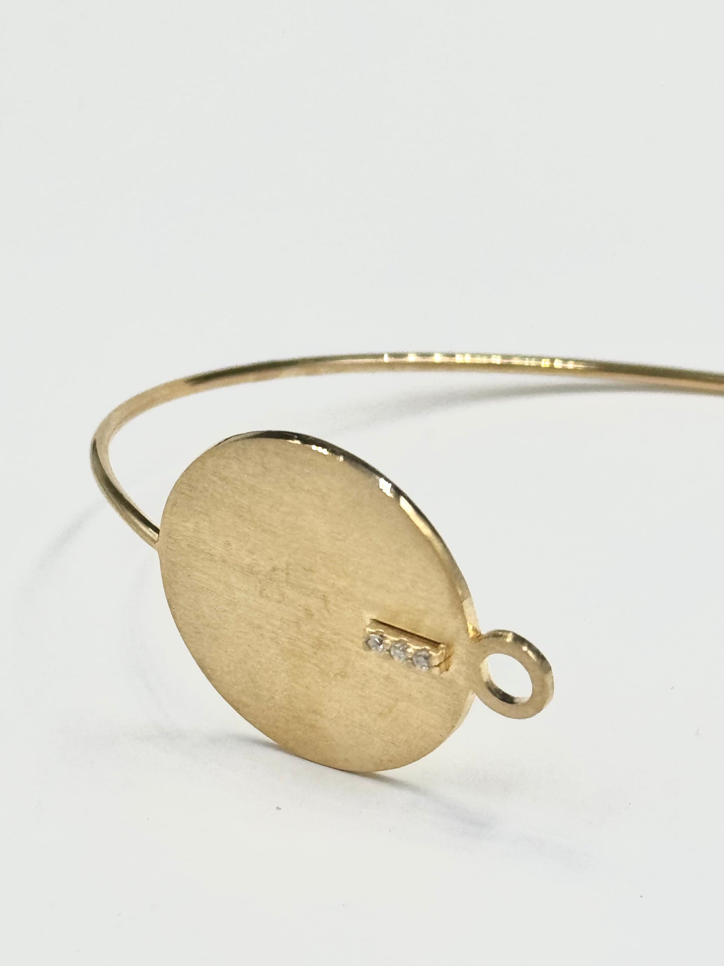 Bracciale i Birba in argento d’orato “Cerchio brillante”