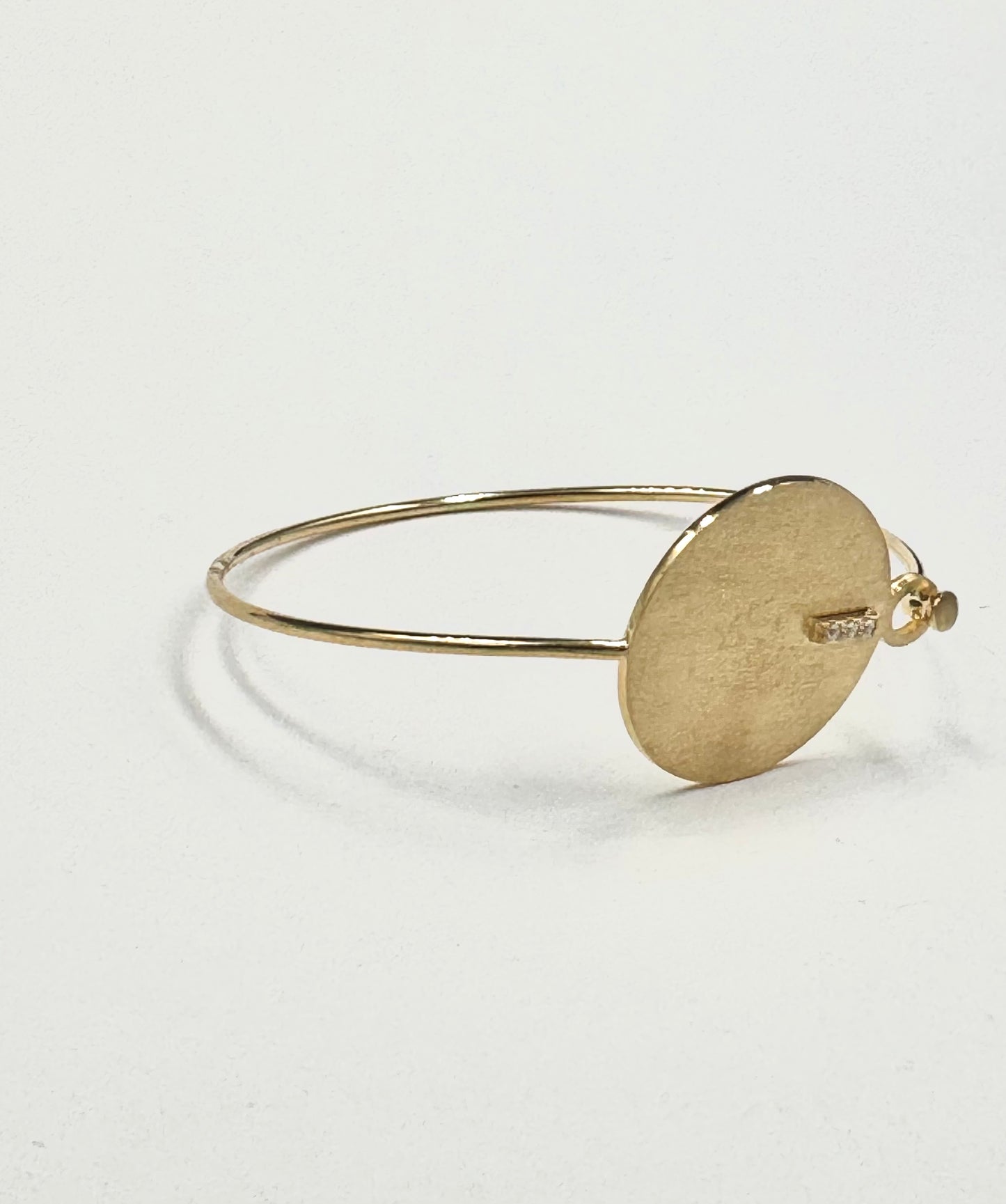Bracciale i Birba in argento d’orato “Cerchio brillante”