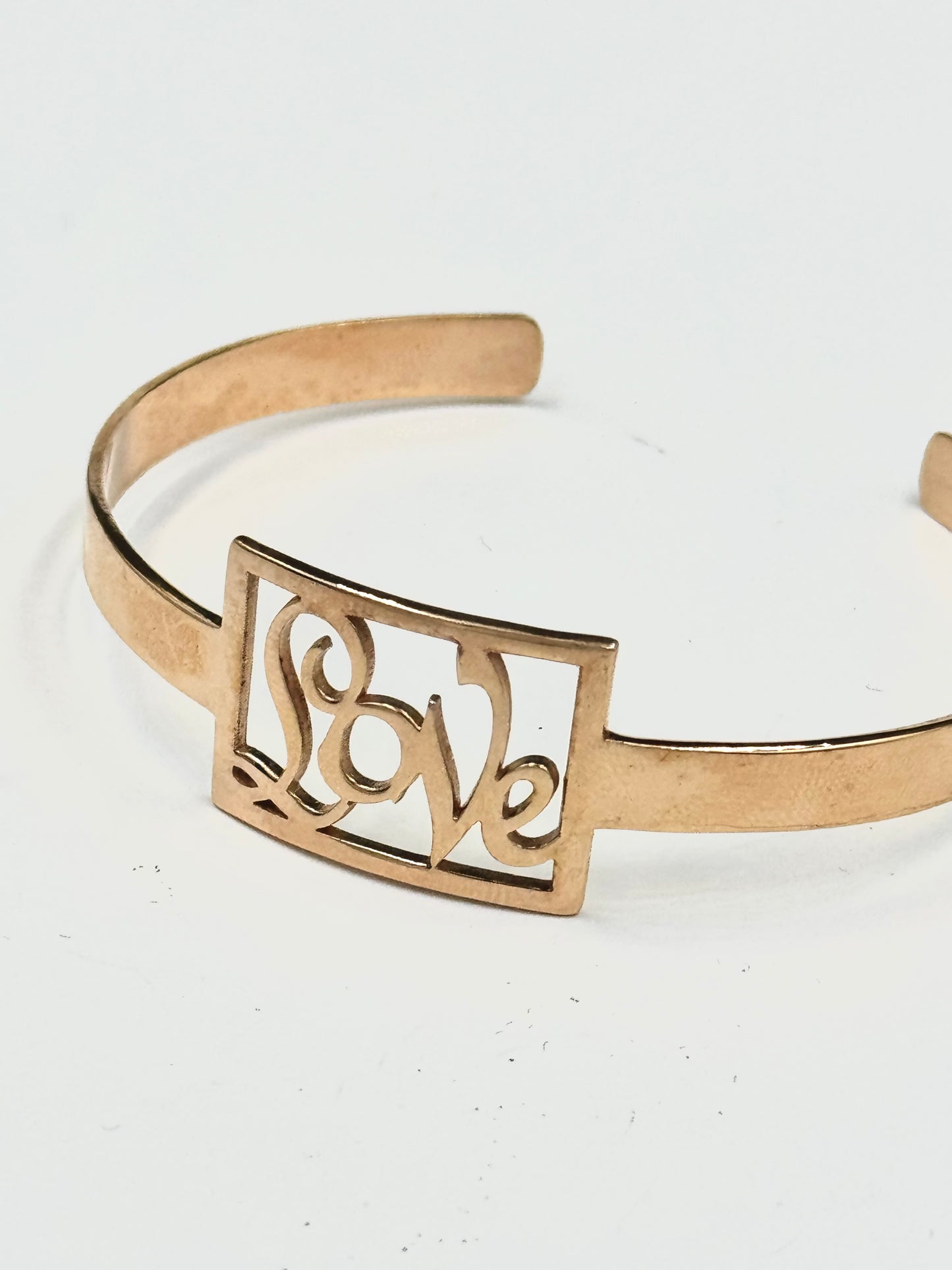 Bracciale i Birba in argento d’orato “Love”