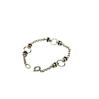 Bracciale d'argento "Catenina Marina Cobalto"