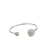 Bracciale i Birba in argento “due sfere”