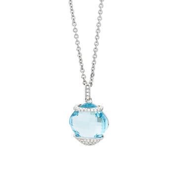 Collana Bottega Boccadamo in argento “Acquamarina”