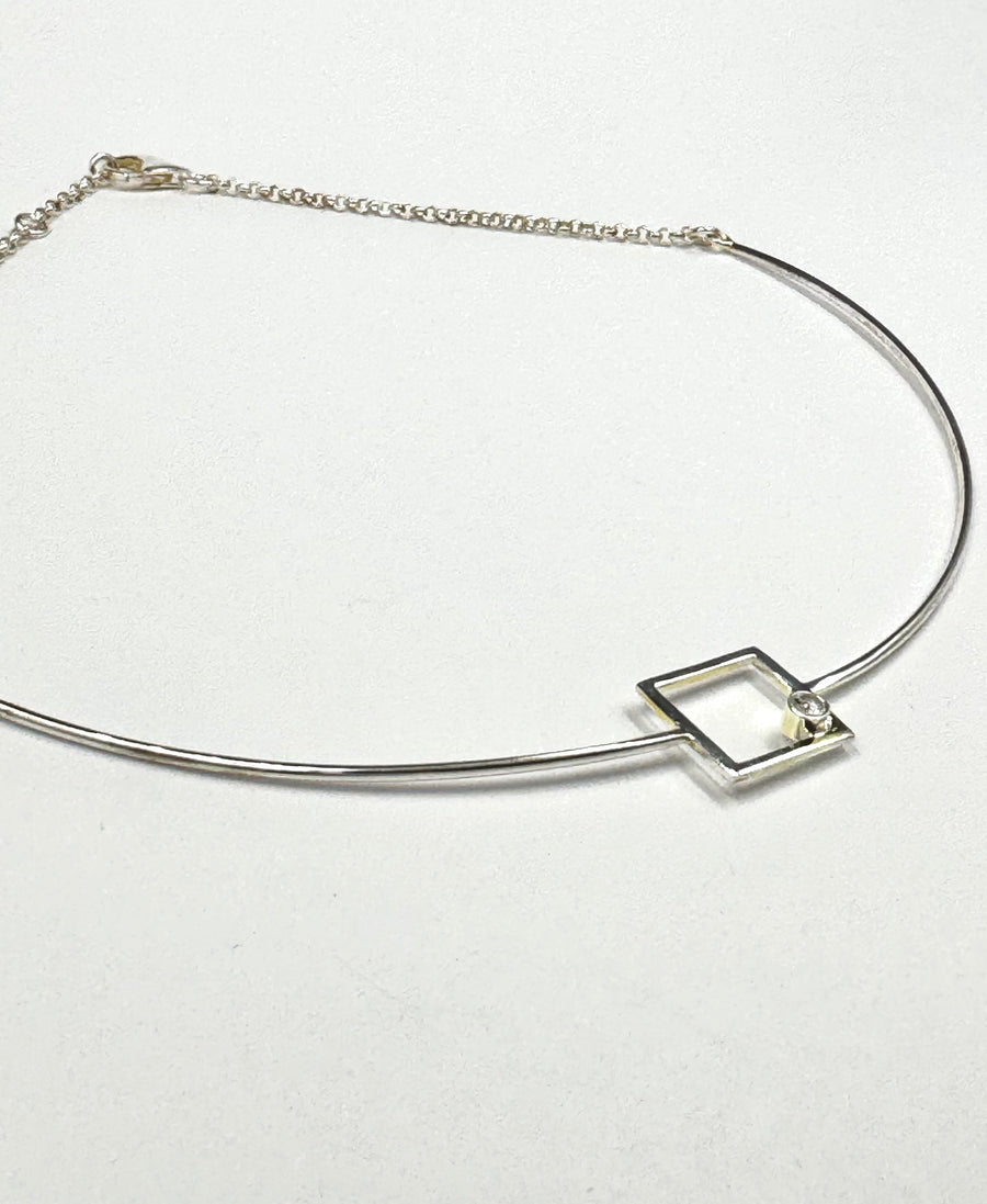 Collana i Birba in argento “Geometria”