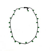 Collana in argento "Brillio Verde" e "Brillio Blu"