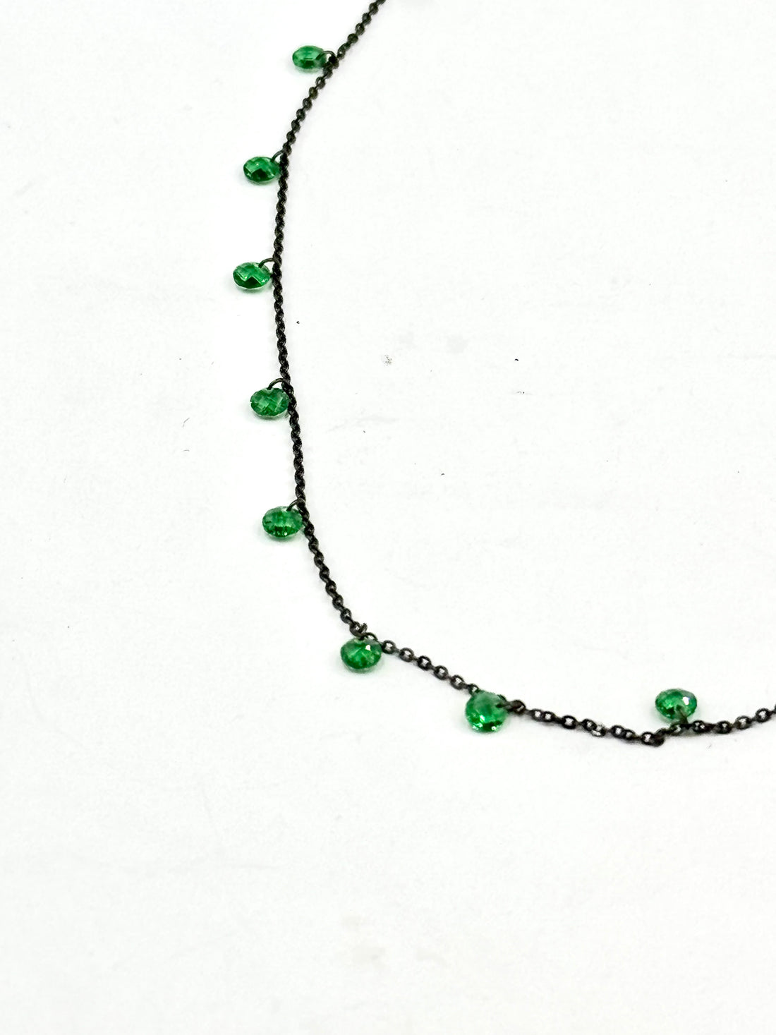 Collana in argento "Brillio Verde" e "Brillio Blu"