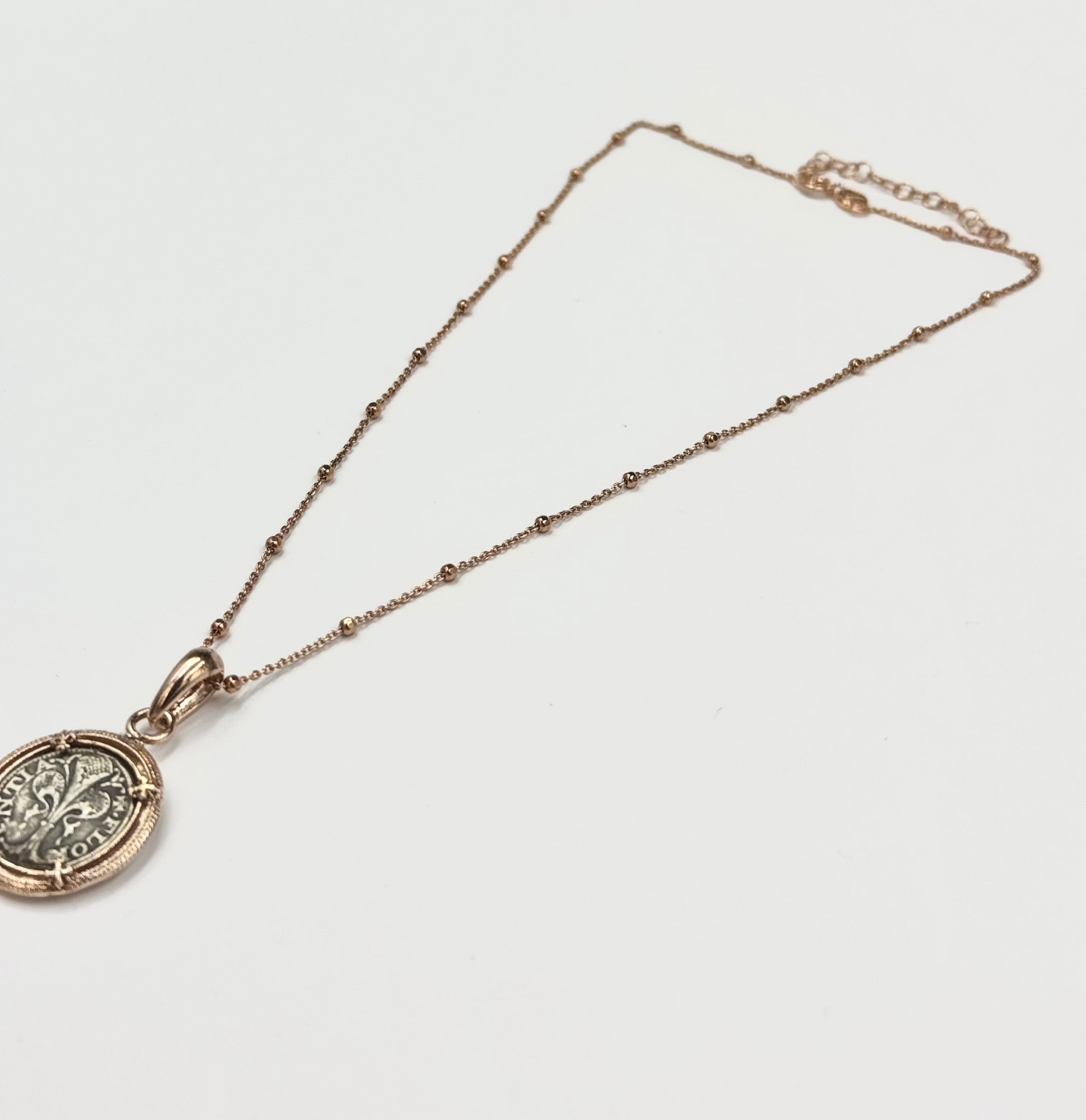 Collana in argento con ciondolo Michelangelo "Fiorino"