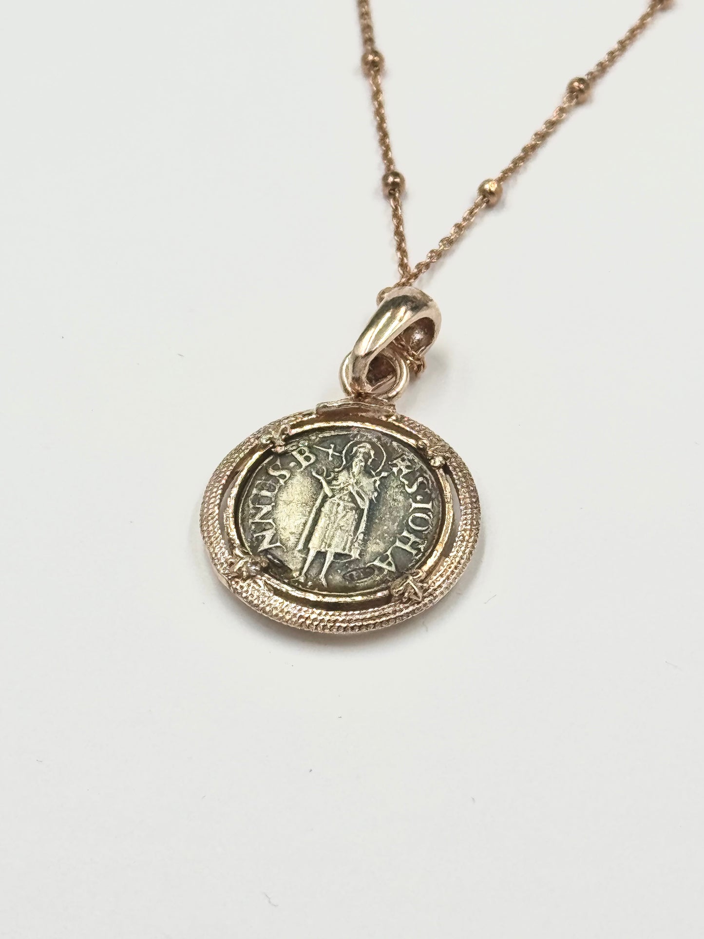 Collana in argento con ciondolo Michelangelo "Fiorino"