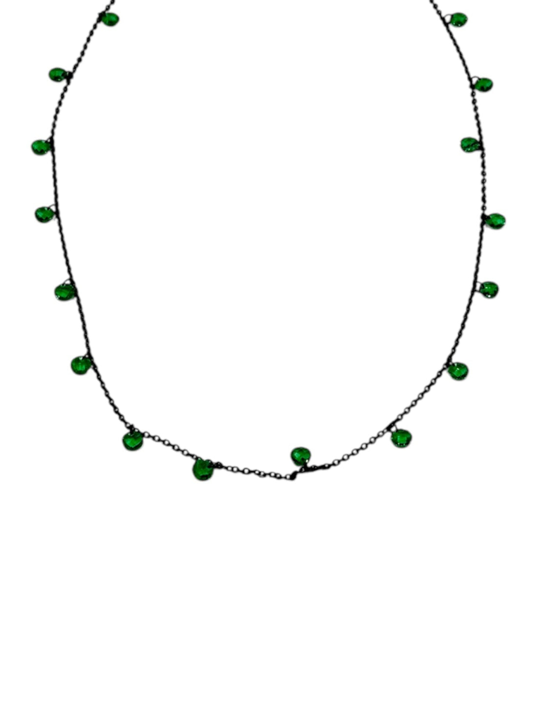 Collana in argento "Brillio Verde" e "Brillio Blu"