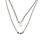 Collana in argento “Linea e forma”