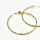 Orecchini d'argento d'orato "Cerchi d'oro"