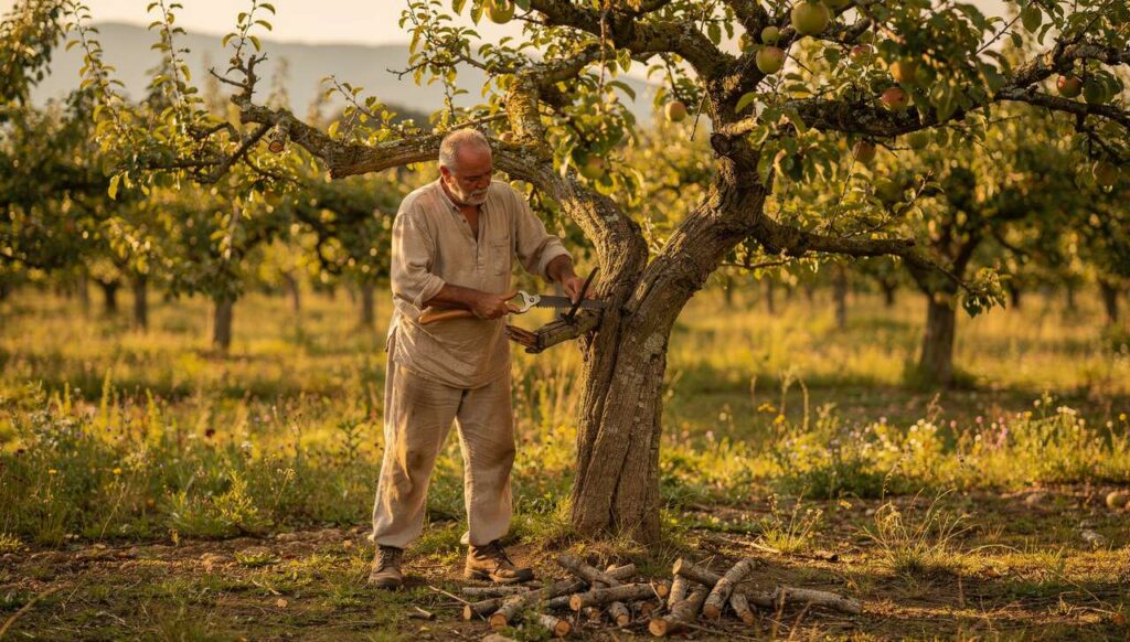 Questa tecnica antica per potare gli alberi da frutto è ancora efficacissima