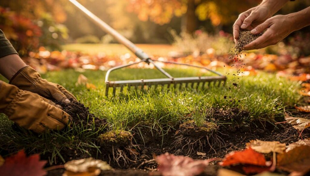 Questi 3 gesti autunnali sconosciuti impediscono a muschio ed erbacce di rovinare il tuo prato in primavera
